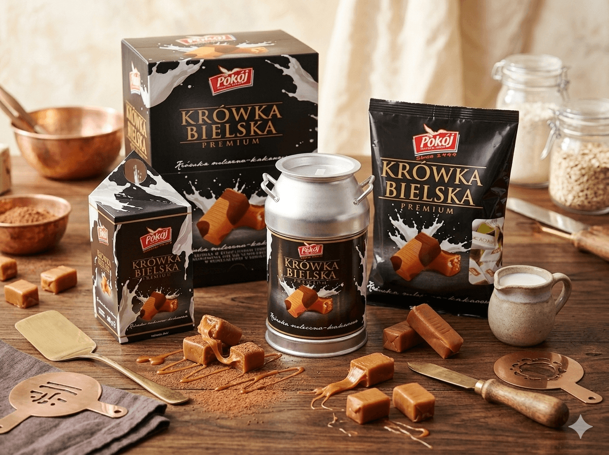 Krówka Bielska Premium – krówki mleczno-kakaowe Spółdzielni POKÓJ