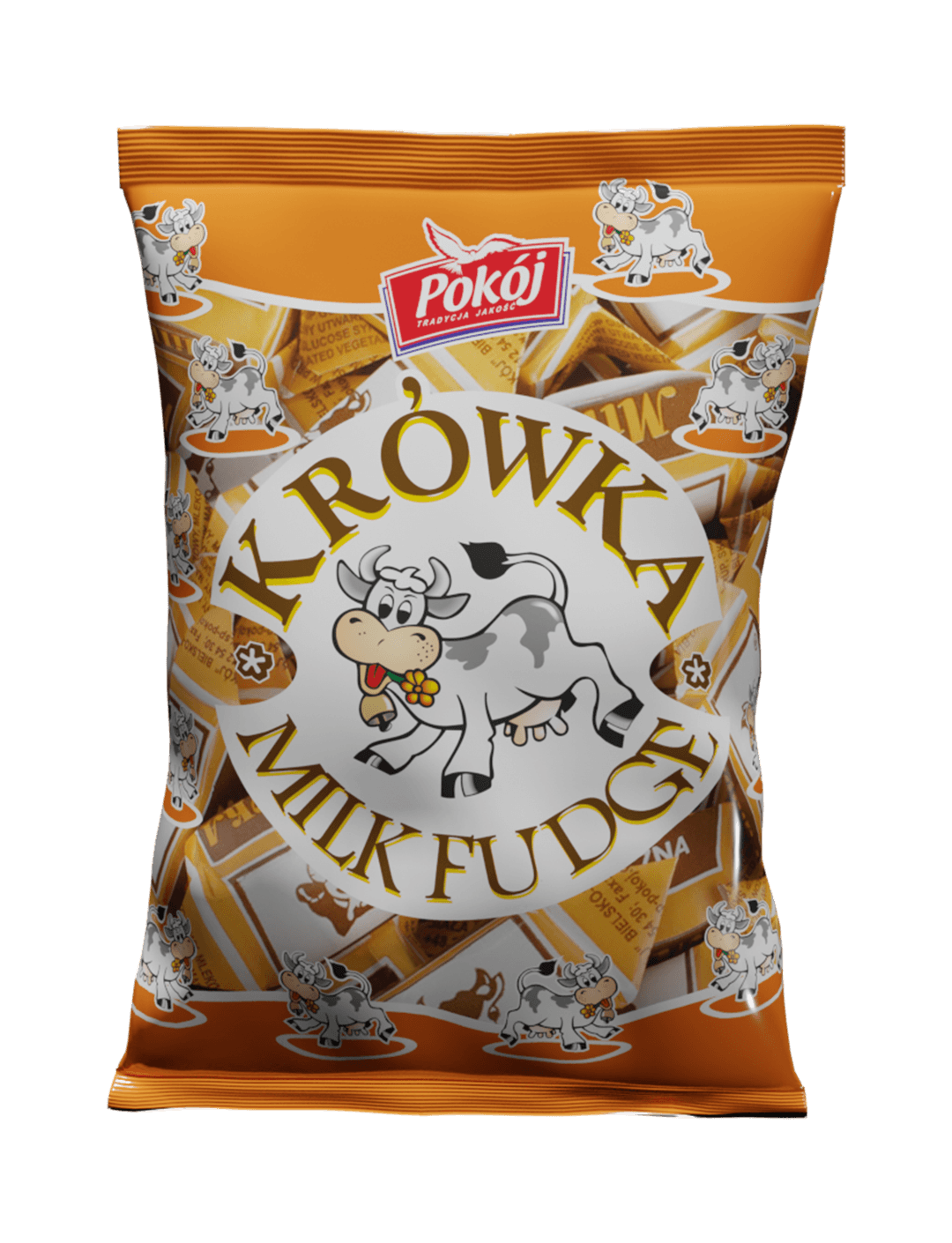 Krówka Bielska Standard Wesoła – klasyczne krówki mleczne w opakowaniu Spółdzielni POKÓJ