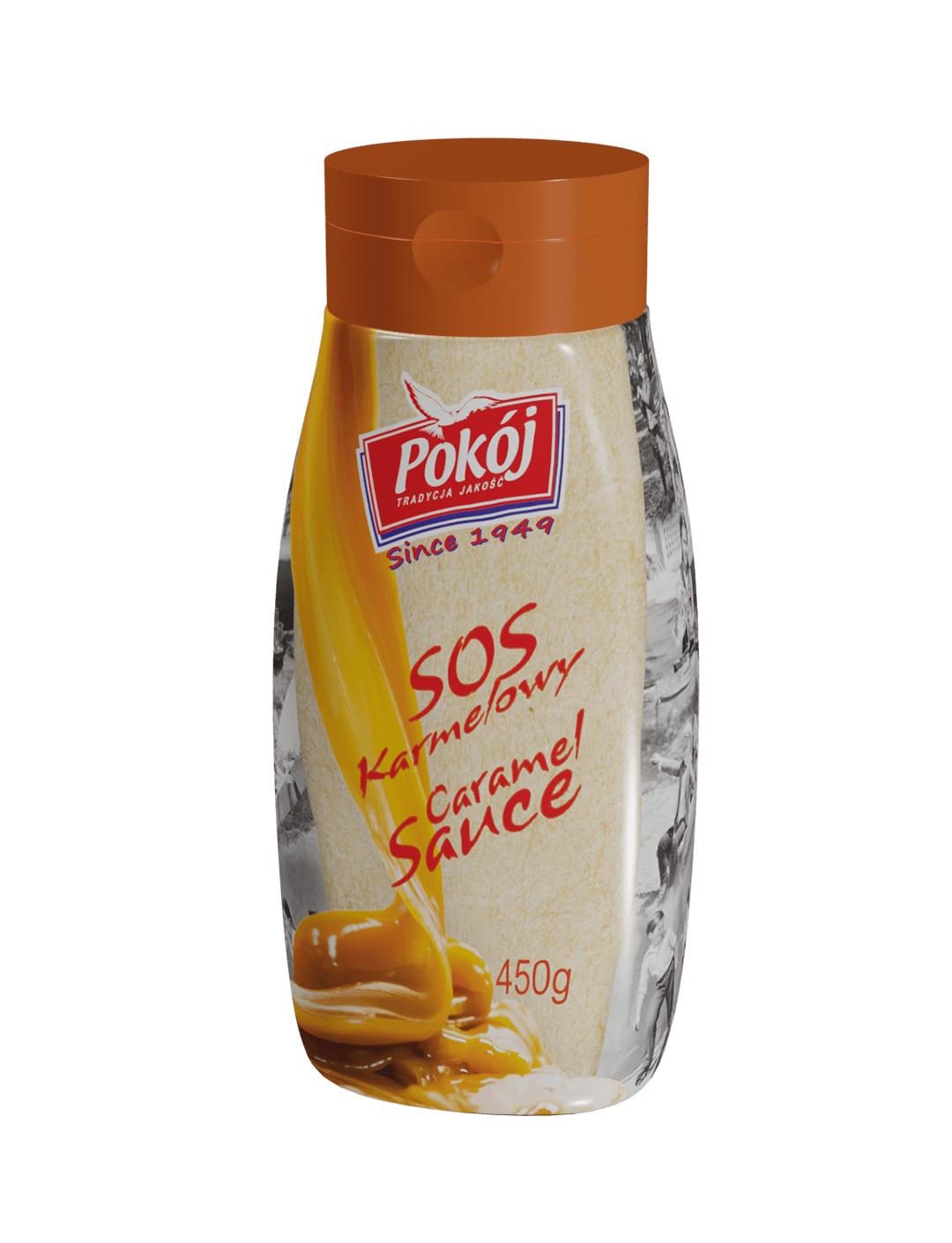 Sos karmelowy Spółdzielnia POKÓJ do lodów i deserów